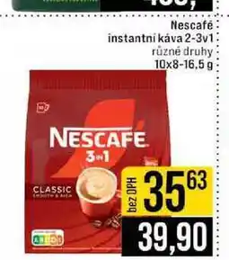 Jip Nescafé instantni káva 2-3v1 různé druhy 10x8 nabídka