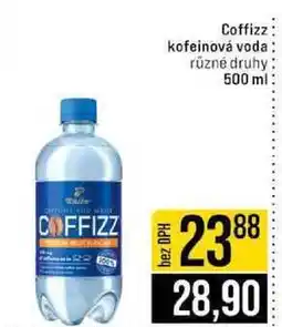 Jip Coffizz kofeinová voda různé druhy nabídka