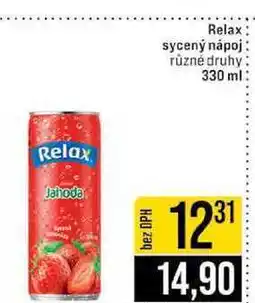 Jip Relax sycený nápoj různé druhy nabídka