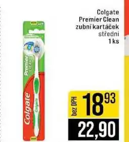 Jip Colgate Premier Clean zubní kartáček střední 1ks nabídka