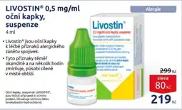 Benu LIVOSTINⓇ 0,5 mg/ml oční kapky, suspenze nabídka