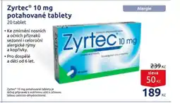 Benu Zyrtec® 10 mg potahované tablety nabídka