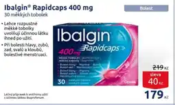 Benu IbalginⓇ Rapidcaps nabídka