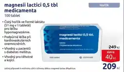 Benu Magnesii lactici 0,5 tbl medicamenta nabídka
