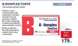 Benu B-komplex forte nabídka
