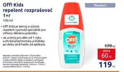 Benu Off! Kids repelent rozprašovač 1+r nabídka