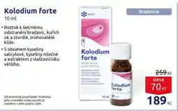 Benu Kolodium forte nabídka