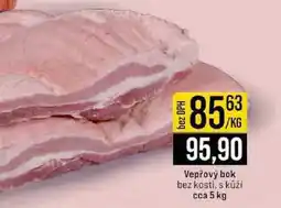 Jip Vepřový bok bez kosti, s kůží cca 5 kg 1kg nabídka
