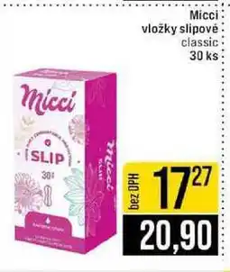 Jip Micci vložky slipové classic 30 ks nabídka