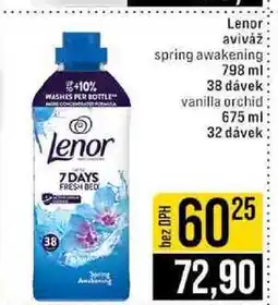 Jip Lenor aviváž spring awakening 798 ml 38 dávek vanilla orchid 675 ml 32 dávek nabídka