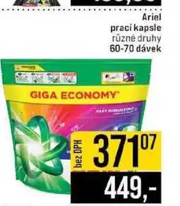 Jip Ariel praci kapsle různé druhy 60-70 dávek nabídka