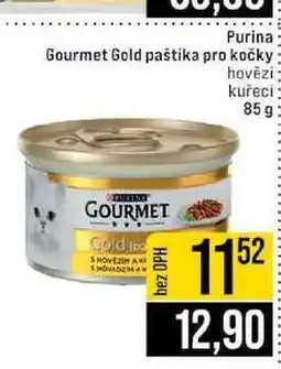 Jip Purina Gourmet Gold paštika pro kočky hovězi kuřecí nabídka
