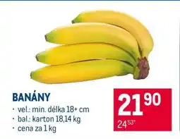 Makro Banány nabídka