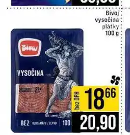 Jip Biva Bivoj vysočina plátky nabídka