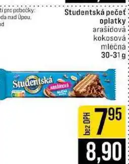 Jip Studentská pečeť d oplatky arašidová kokosová mléčná nabídka