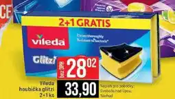 Jip Vileda houbička glitzi 2+1 ks nabídka