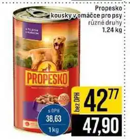 Jip Propesko kousky v omáčce pro psy různé druhy nabídka