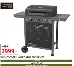 Baumax Plynový gril mercado elements nabídka