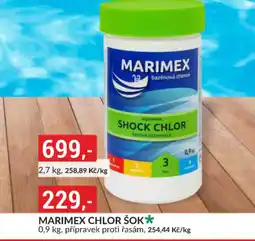 Baumax Marimex chlor šok nabídka