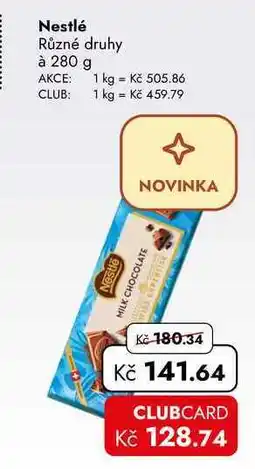 TRAVEL FREE Nestlé Různé druhy à nabídka