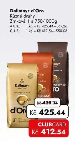 TRAVEL FREE Dallmayr d'Oro nabídka