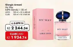 TRAVEL FREE Giorgio Armani My Way EdPS Dámský nabídka