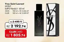 TRAVEL FREE Yves Saint Laurent MYSLF EdPS Pánský nabídka