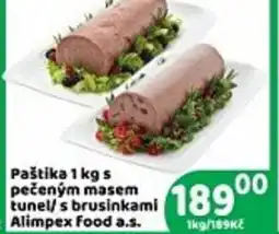 Brněnka Paštika s pečeným masem tunell's brusinkami nabídka