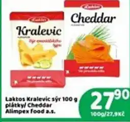 Brněnka Laktos Kralevic sýr plátky/ Cheddar nabídka