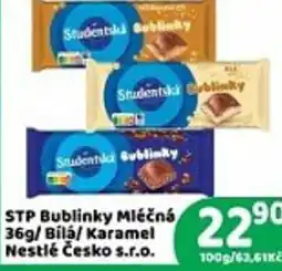 Brněnka STP Bublinky Mléčná / Karamel Nestlé Česko nabídka