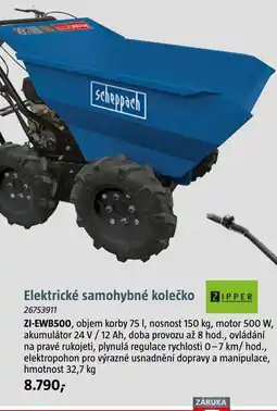 Bauhaus Scheppach Elektrické samohybné kolečko nabídka