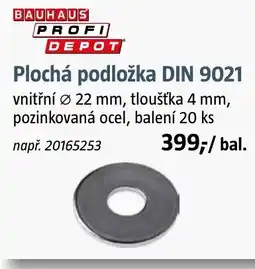 Bauhaus Plochá podložka DIN 9021 nabídka