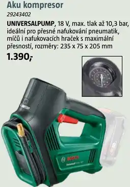Bauhaus BOSCH Aku kompresor nabídka