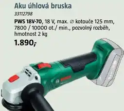 Bauhaus BOSCH Aku úhlová bruska nabídka