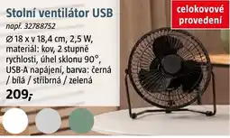Bauhaus Stolní ventilátor USB nabídka