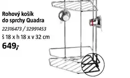 Bauhaus Rohový košík do sprchy Quadra nabídka