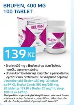 Lékárna AGEL BRUFEN, 400 MG nabídka