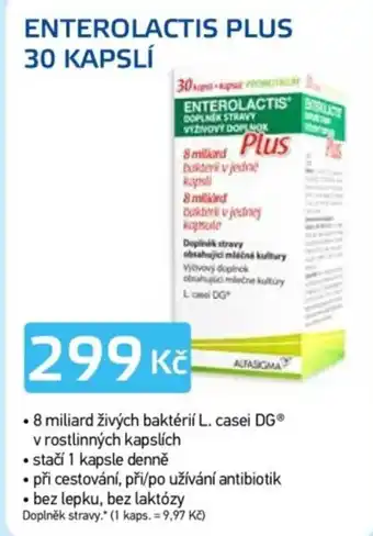 Lékárna AGEL Enterolactis plus nabídka