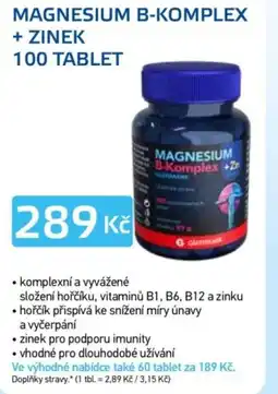Lékárna AGEL Magnesium b-komplex + zinek nabídka