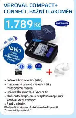 Lékárna AGEL Veroval compact+ connect, pažní tlakoměr nabídka
