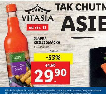 Lidl Sladká chilli omáčka nabídka