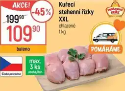 Globus Kuřecí stehenní řízky XXL nabídka