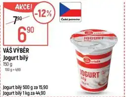 Globus VÁŠ VÝBĚR Jogurt bílý nabídka