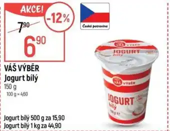 Globus VÁŠ VÝBĚR Jogurt bílý nabídka