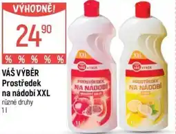 Globus VÁŠ VÝBĚR Prostředek na nádobí XXL nabídka