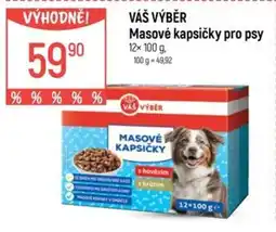 Globus VÁŠ VÝBĚR Masové kapsičky pro psy nabídka