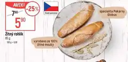 Globus Žitný rohlík nabídka