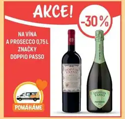Globus Na vína a prosecco značky Doppio Passo nabídka