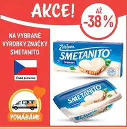 Globus Na vybrané výrobky značky Smetanito nabídka