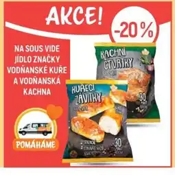 Globus Na sous vide jídlo značky vodňanské kuře a Vodňanská kachna nabídka